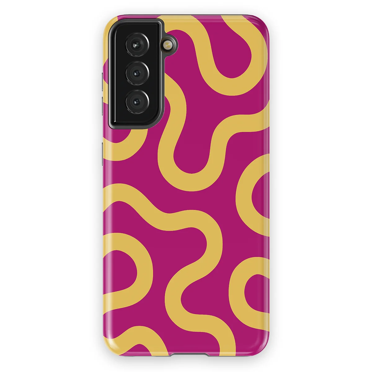 Motion Flow - Candy Current - Pink/Yellow case for Galaxy S21 - Image 1