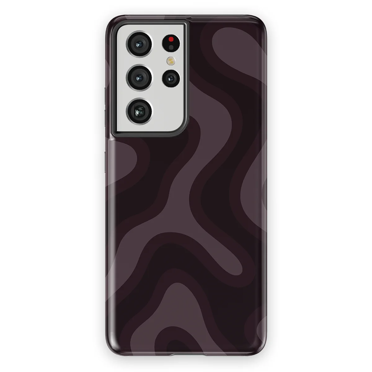 Curvy Lines - Aubergine Fade - Purple/Pink for Galaxy S21 Ultra