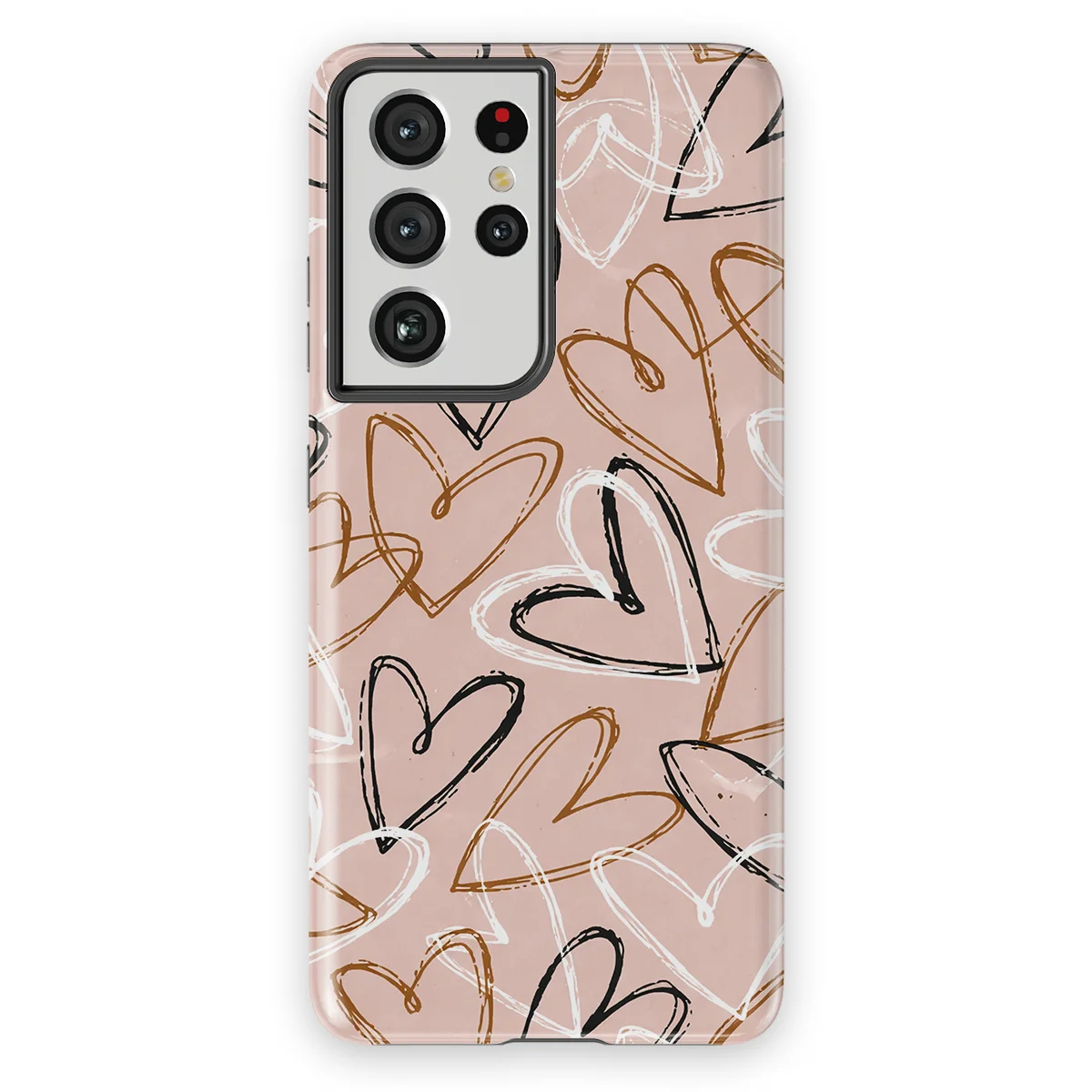 Little Love - Artful Hearts - Pink/Multicolor for Galaxy S21 Ultra