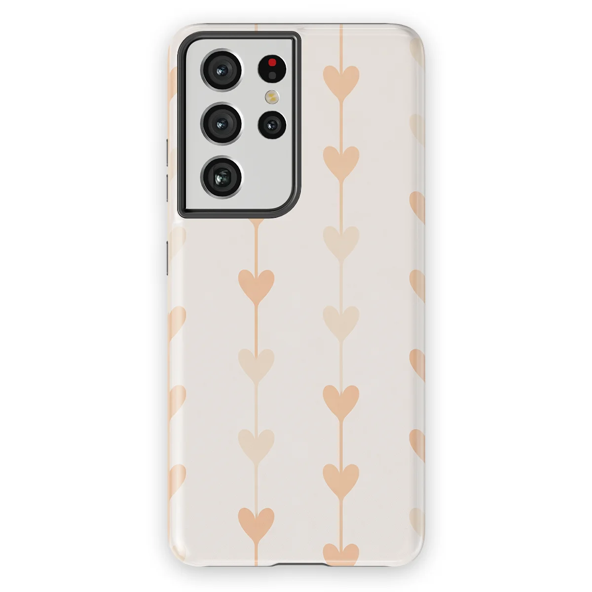 Little Love - Vertical Hearts - Pink/Multicolor case for Galaxy S21 Ultra - Image 1