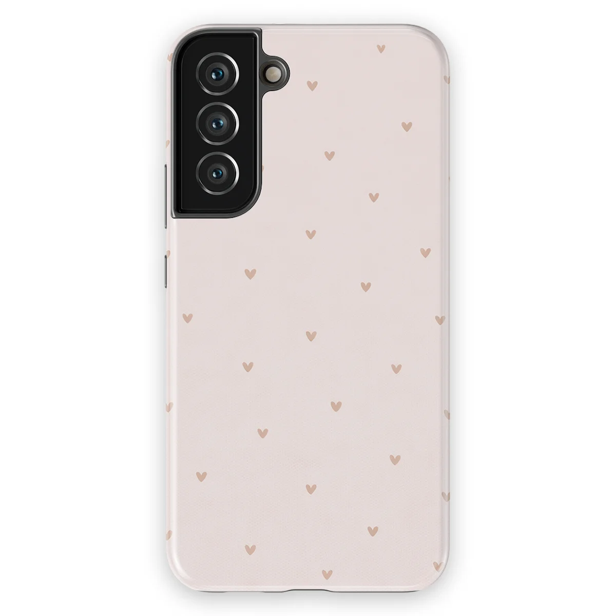 Little Love - Sanded Hearts - Pink case for Galaxy S22 Plus - Image 1