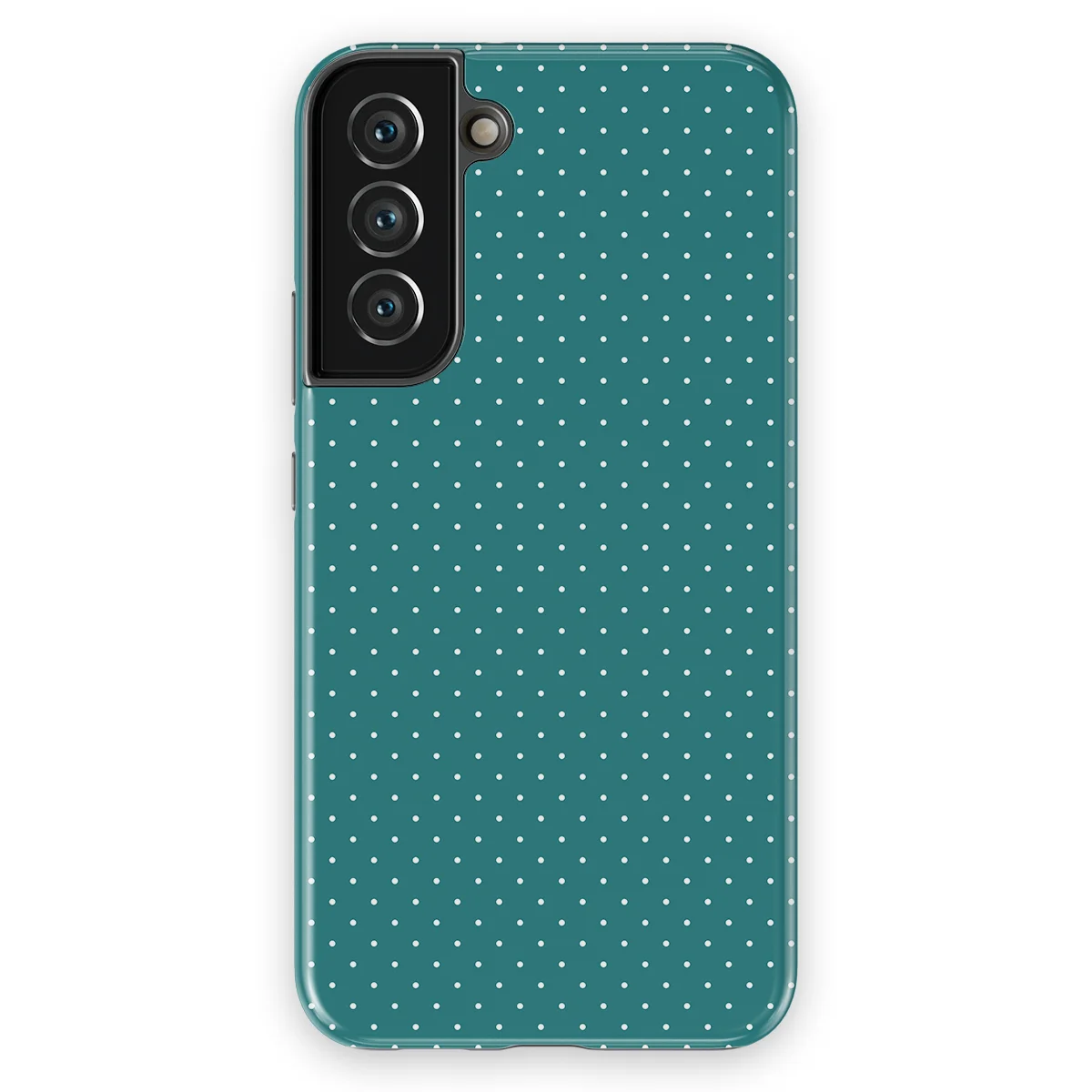Micro Polka - Deep Teal - Turqoise case for Galaxy S22 Plus - Image 1