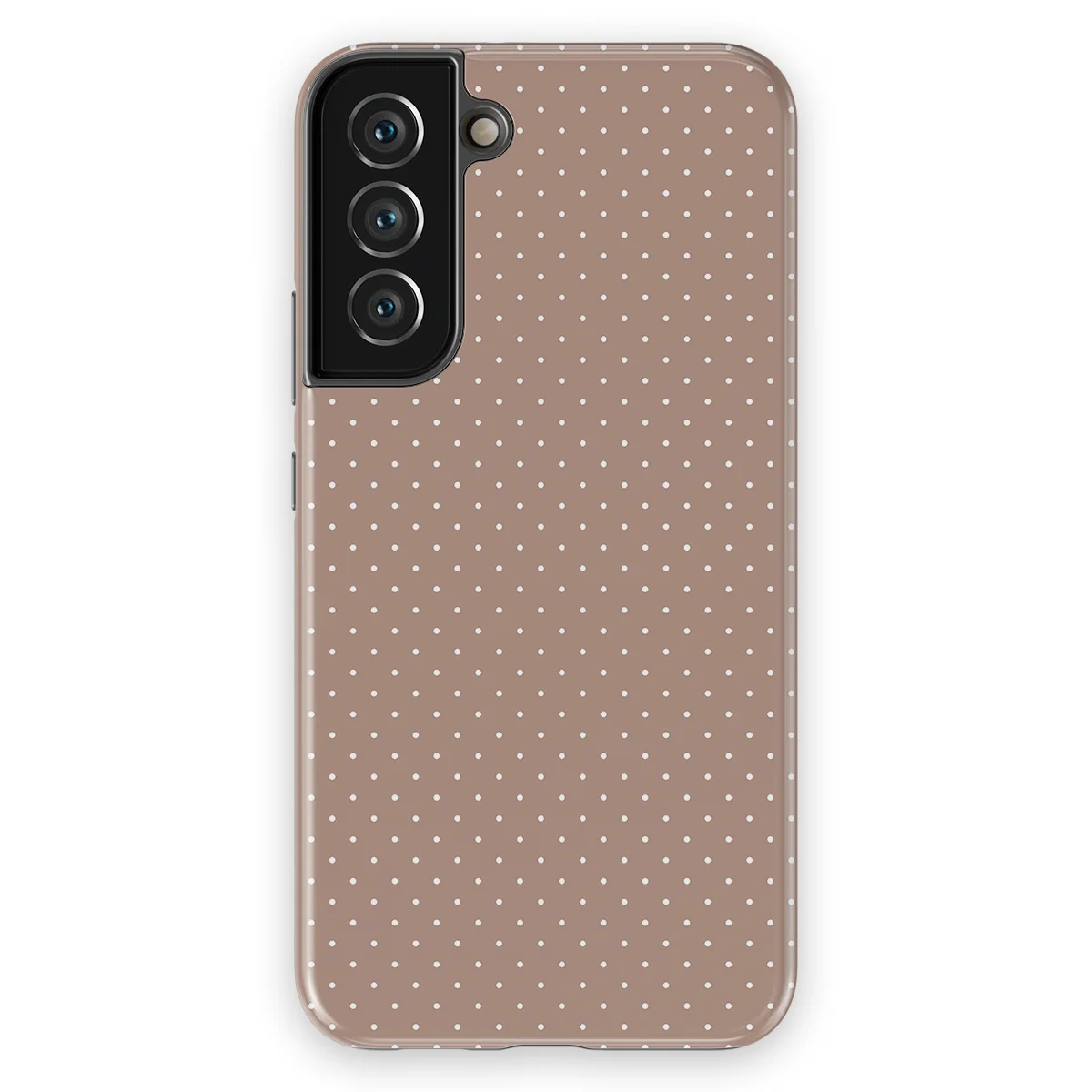 Micro Polka - Mocha Confetti - Brown case for Galaxy S22 Plus - Image 1