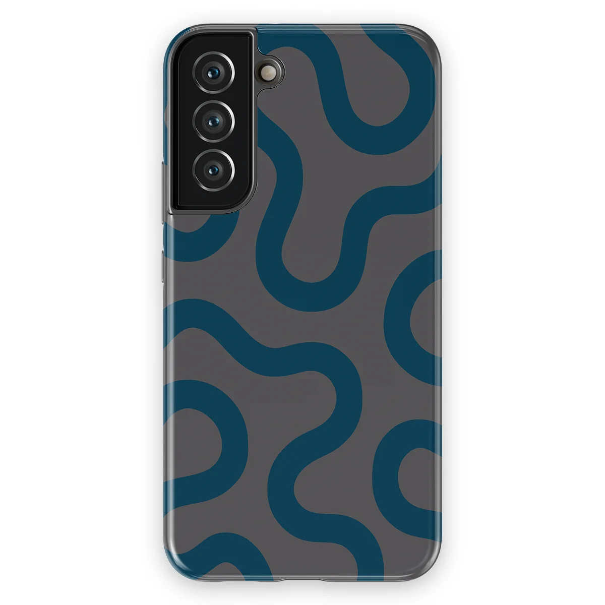Motion Flow - Shadow Waves - Grey/Blue case for Galaxy S22 Plus - Image 1