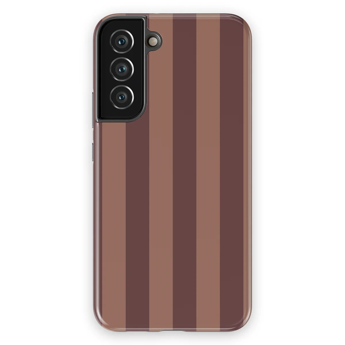 Stripes - Burgundy Rush - Purple/Brown/Multicolor case for Galaxy S22 Plus - Image 1