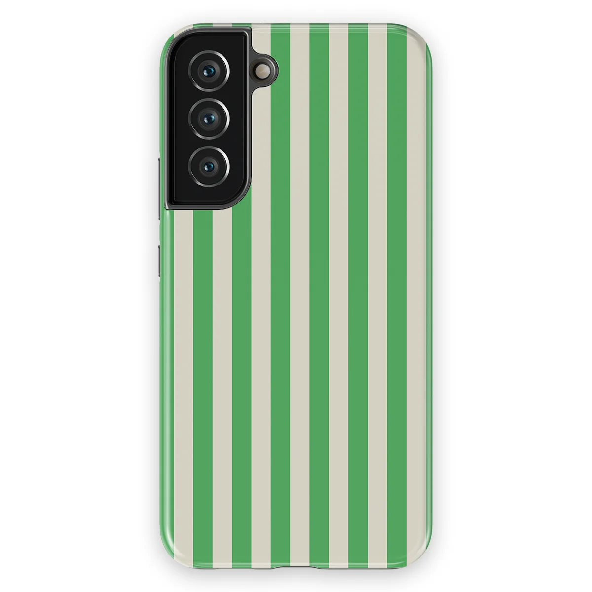 Stripes - Pistachio Cream - Beige/Green/Multicolor case for Galaxy S22 Plus - Image 1