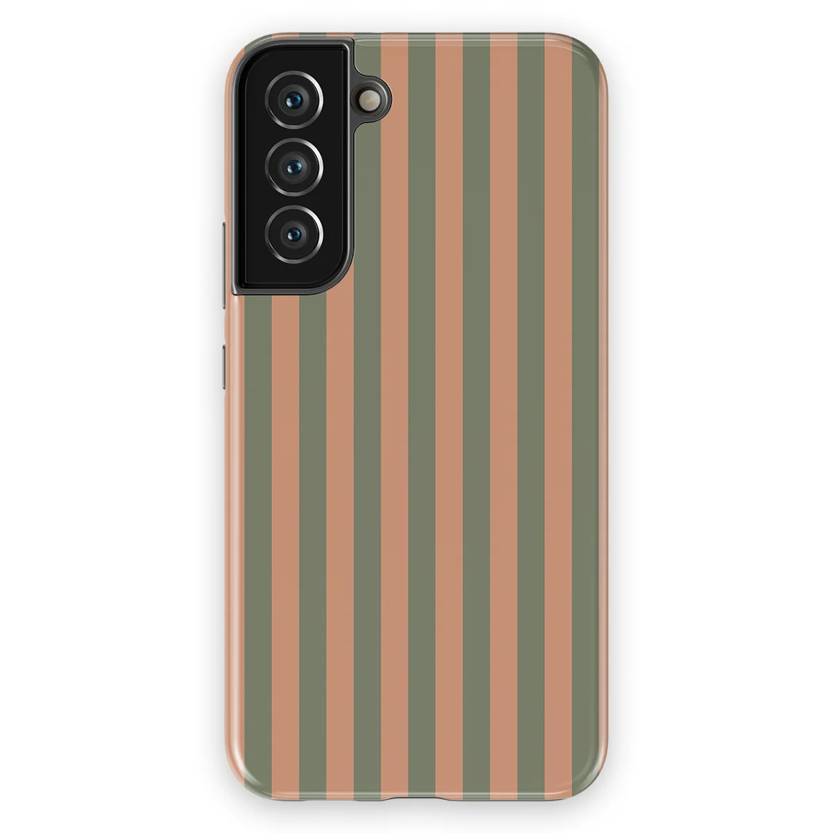 Stripes - Sweet Sage - Green/Pink/Multicolor case for Galaxy S22 Plus - Image 1