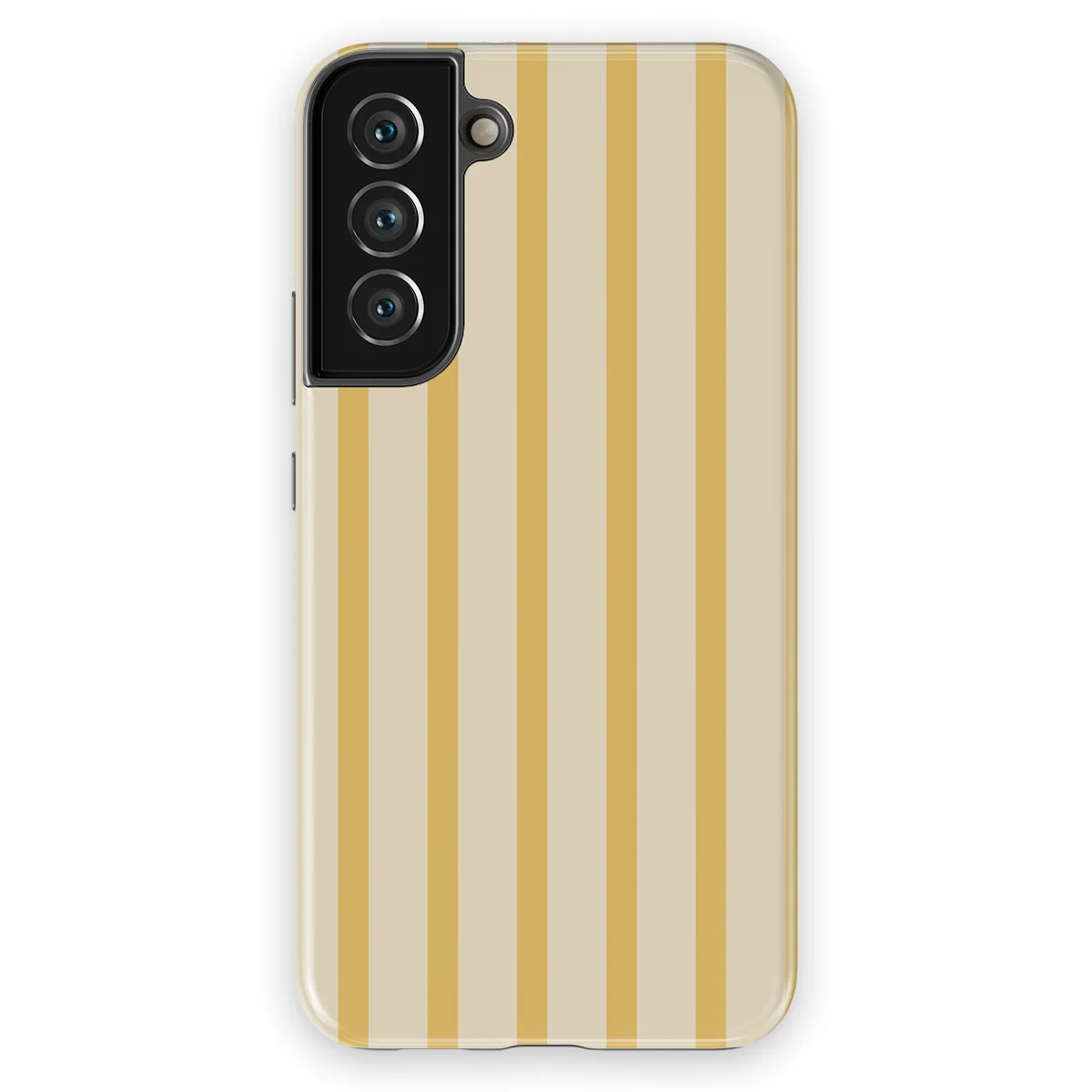 Stripes - Vanilla Drop - Beige/Yellow case for Galaxy S22 Plus - Image 1