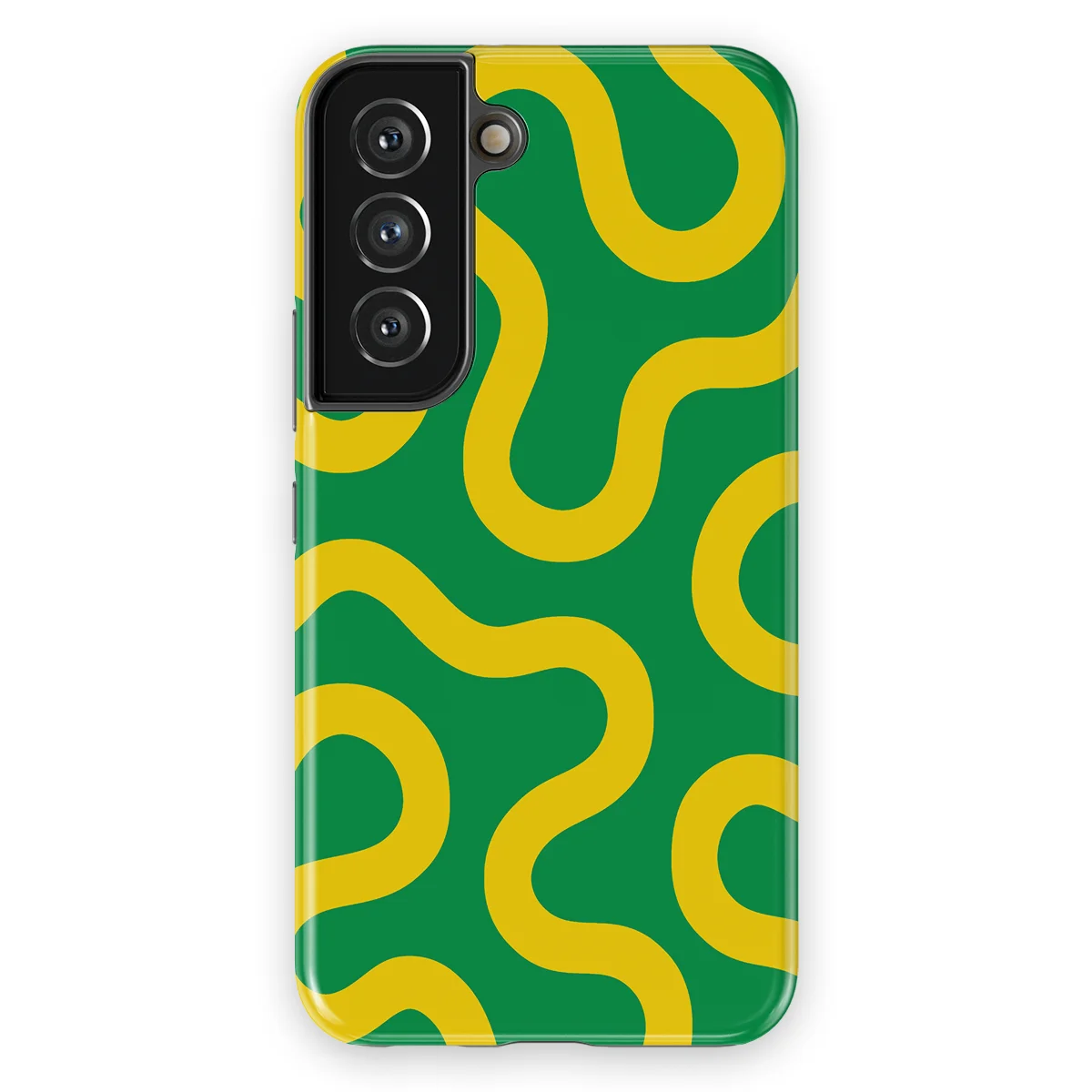 Motion Flow - Reggae Flow - Green/Yellow case for Galaxy S22 - Image 1