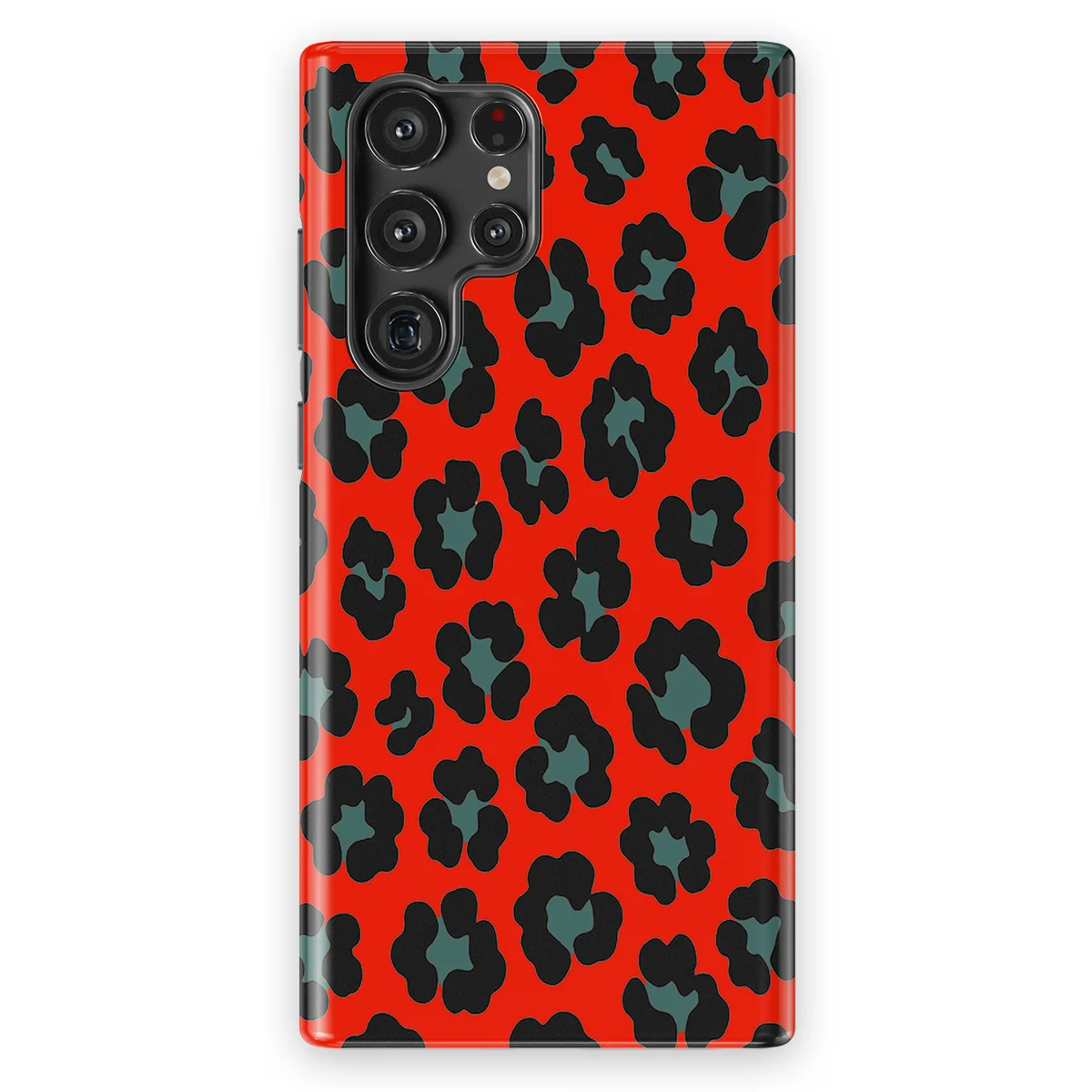 Animals - Jungle Blaze - Red/Blue for Galaxy S22 Ultra