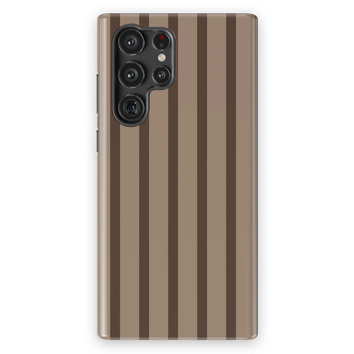 Stripes - Truffle Touch - Brown case for Galaxy S22 Ultra - Image 1