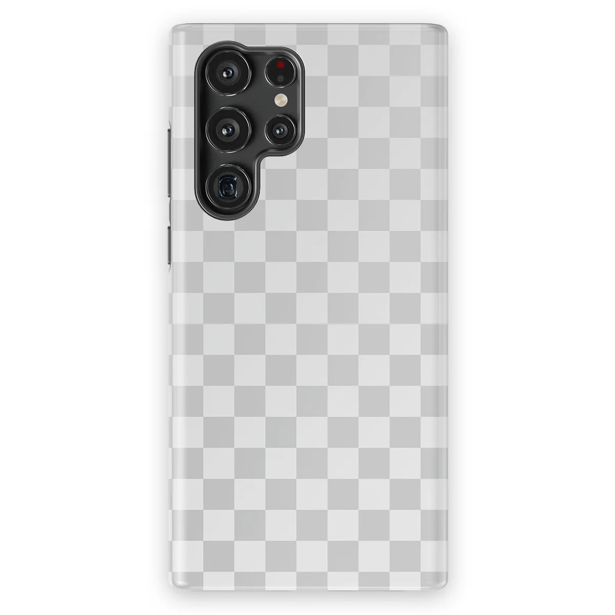 Tiny Squares - Ivory Squares - White/Grey case for Galaxy S22 Ultra - Image 1
