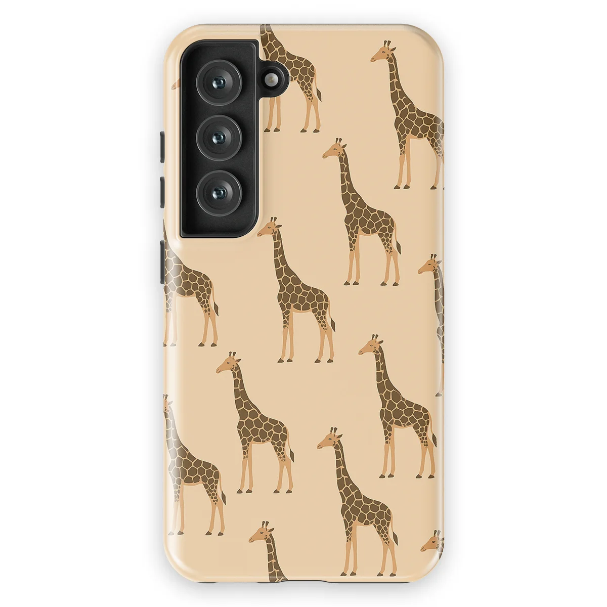 Animals - Giraffe - Beige/Yellow case for Galaxy S23 FE - Image 1