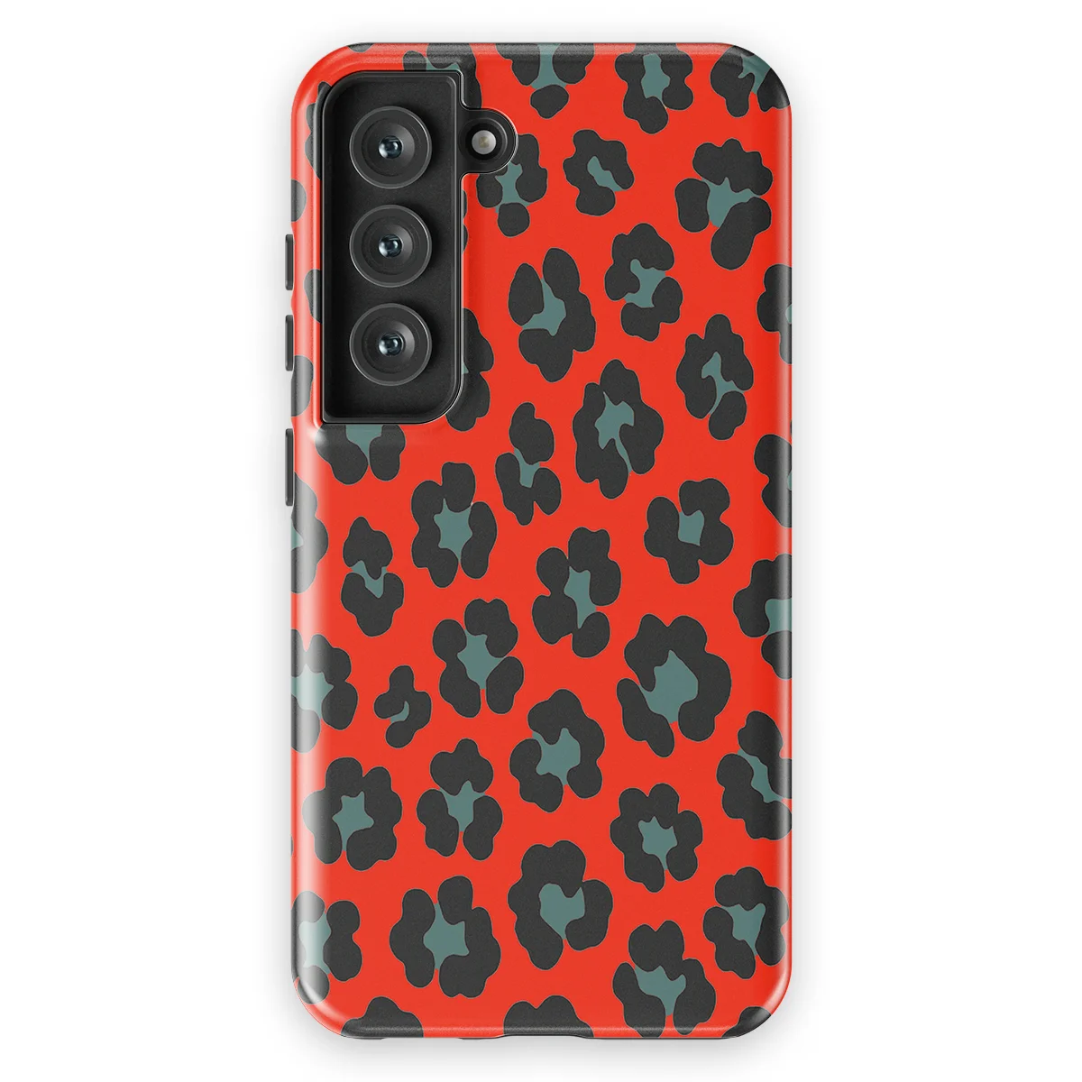 Animals - Jungle Blaze - Red/Blue case for Galaxy S23 FE - Image 1