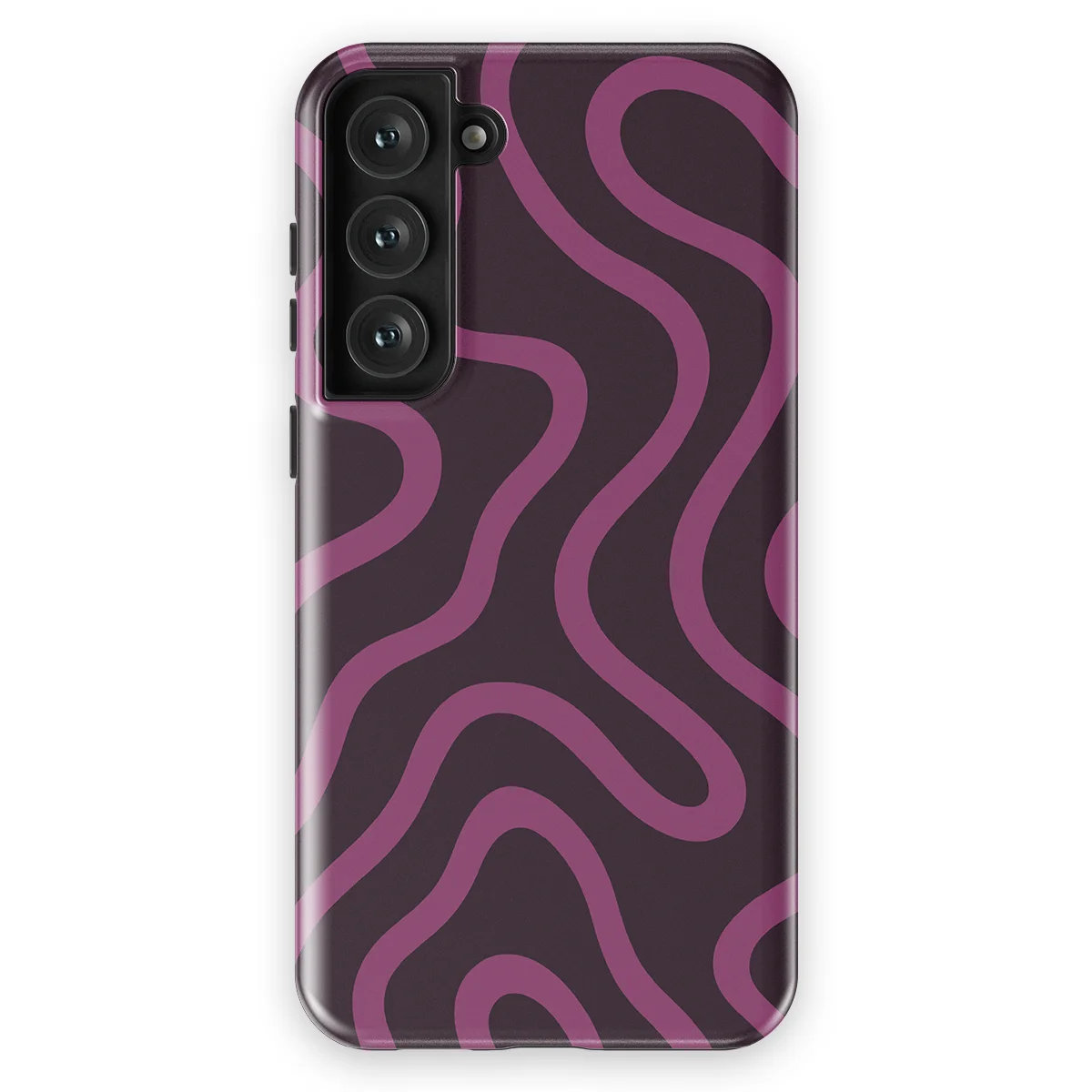 Curvy Lines - Velvet Mood - Purple/Pink for Galaxy S23 Plus