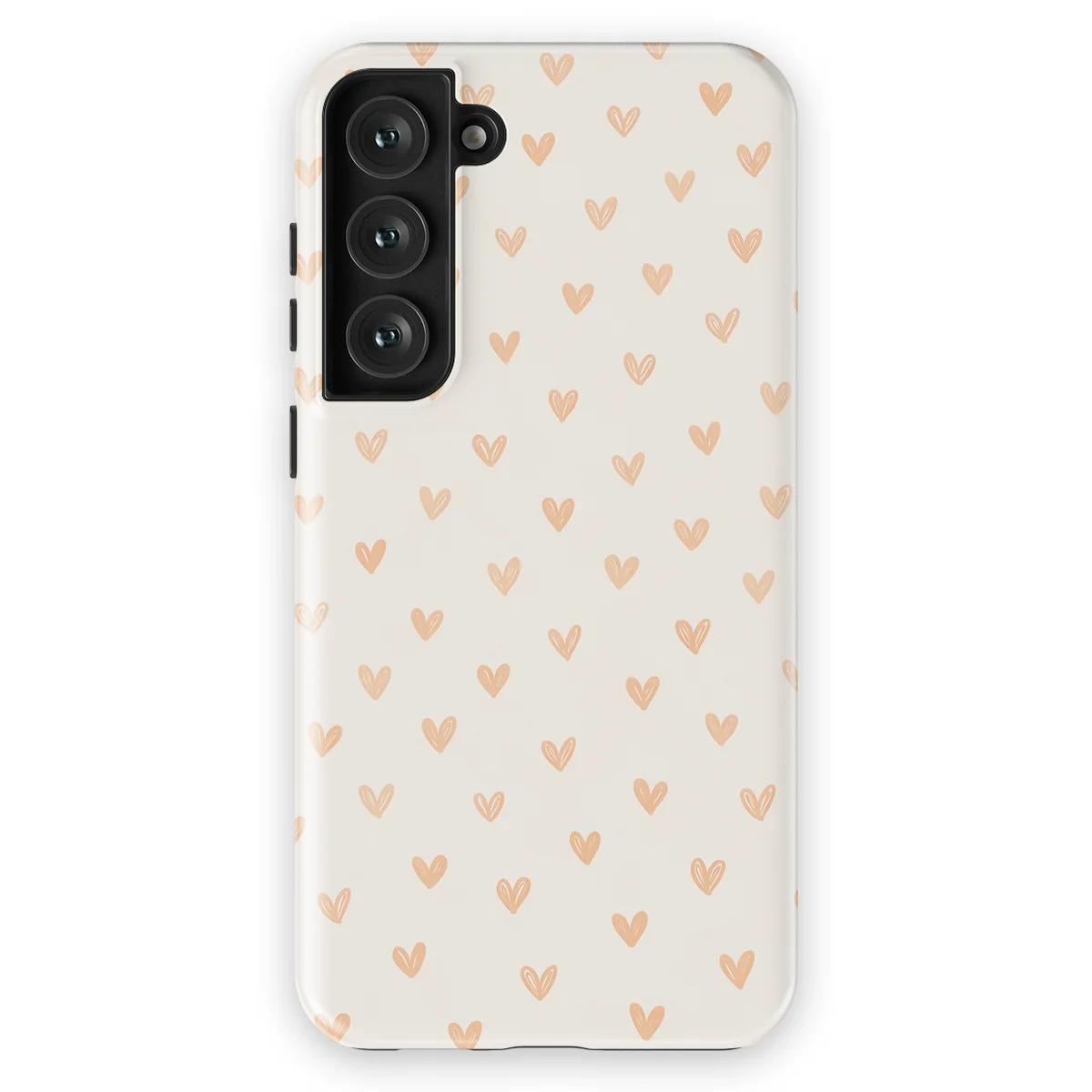 Little Love - Blush Hearts - White/Orange for Galaxy S23 Plus