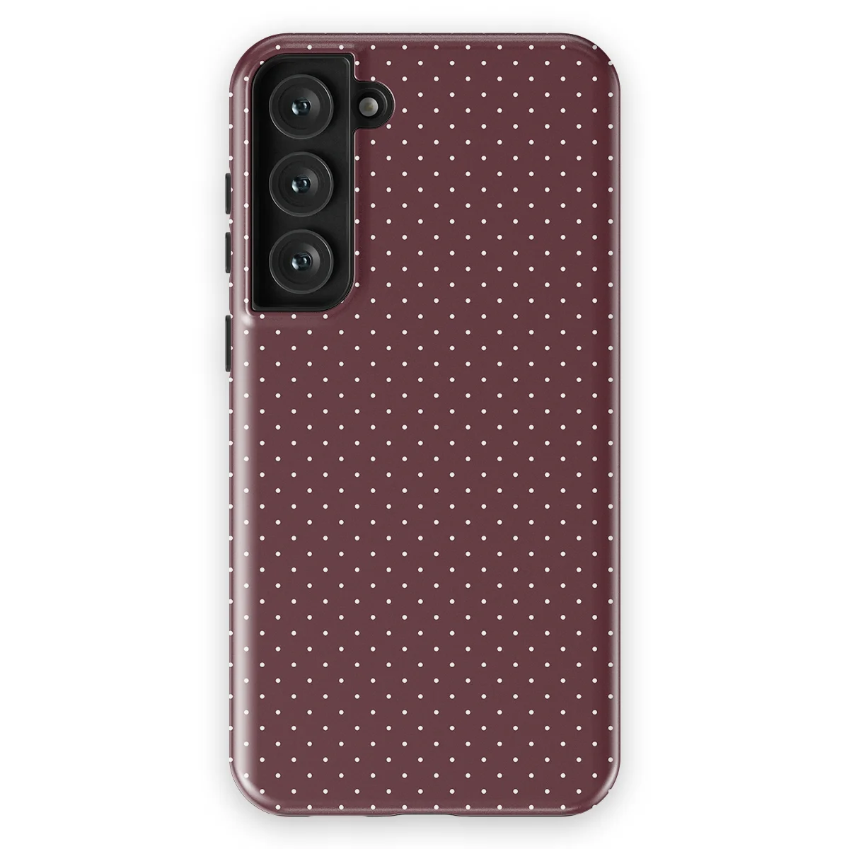 Micro Polka - Wine Dots - Red case for Galaxy S23 Plus - Image 1