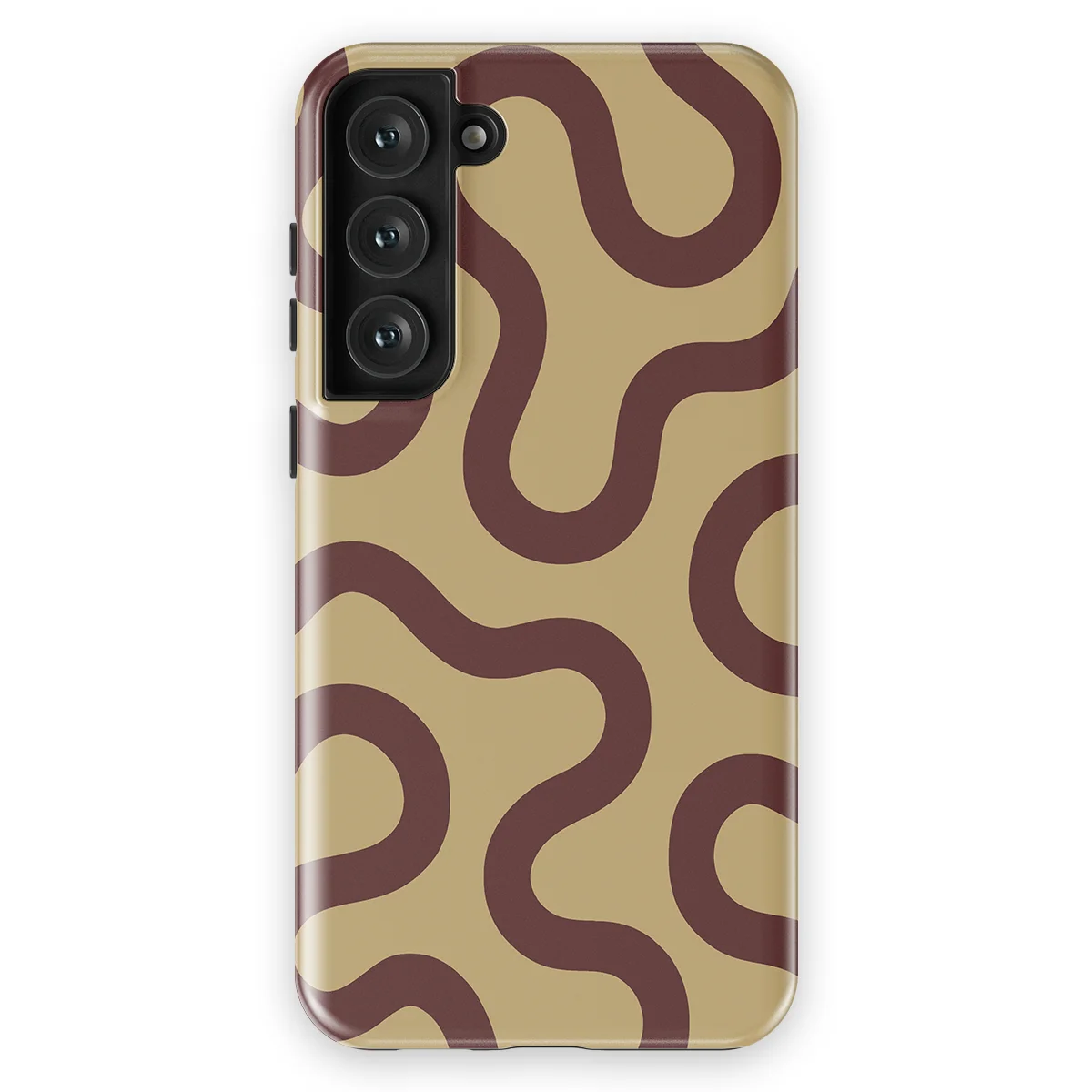 Motion Flow - Cocoa Curve - Beige/Brown for Galaxy S23 Plus