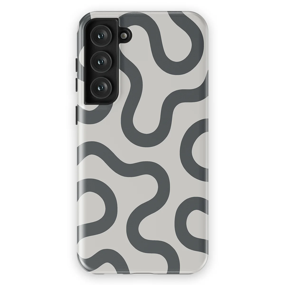 Motion Flow - Graphite Glide - White/Grey case for Galaxy S23 Plus - Image 1