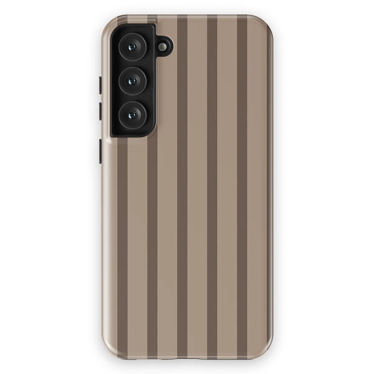 Stripes - Truffle Touch - Brown case for Galaxy S23 Plus - Image 1