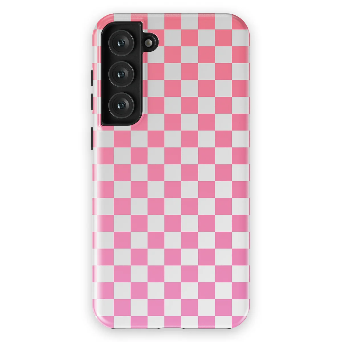 Tiny Squares - Pink Pop Grid - Pink/White/Multicolor case for Galaxy S23 Plus - Image 1