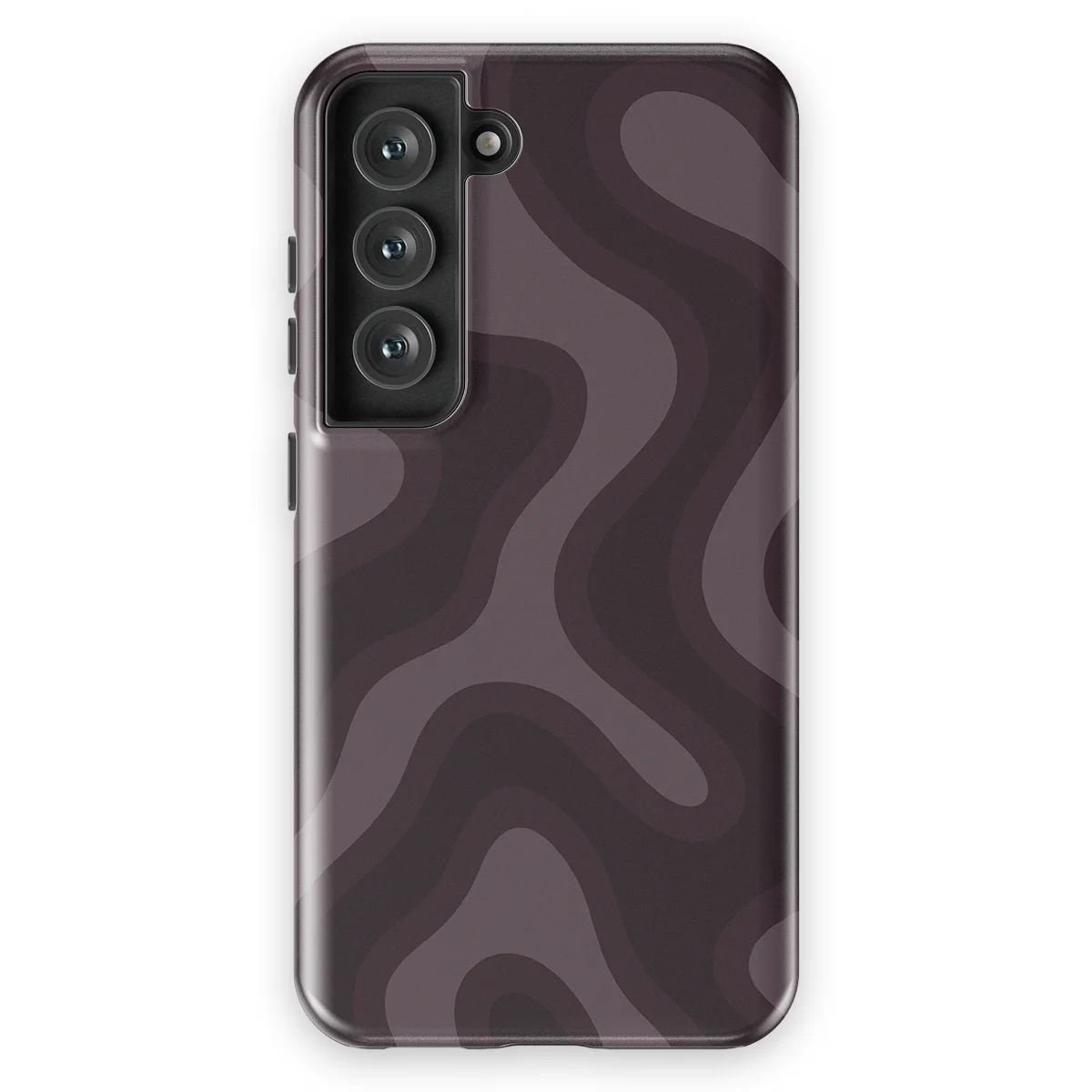 Curvy Lines - Aubergine Fade - Purple/Pink case for Galaxy S23 - Image 1