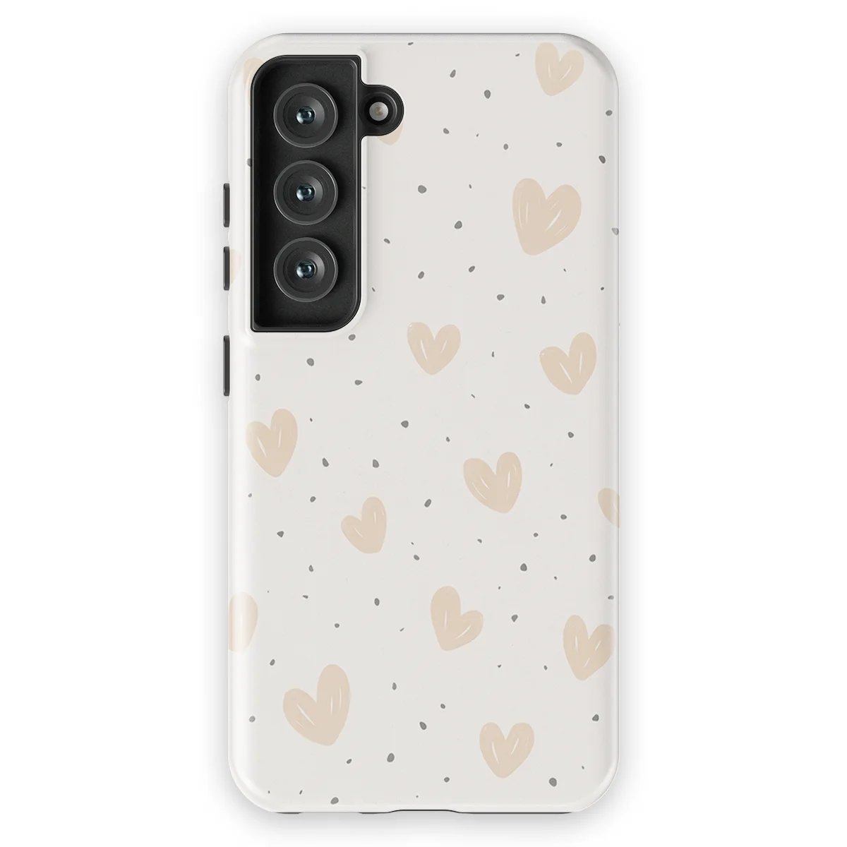 Little Love - Calm Hearts - White/Multicolor case for Galaxy S23 - Image 1