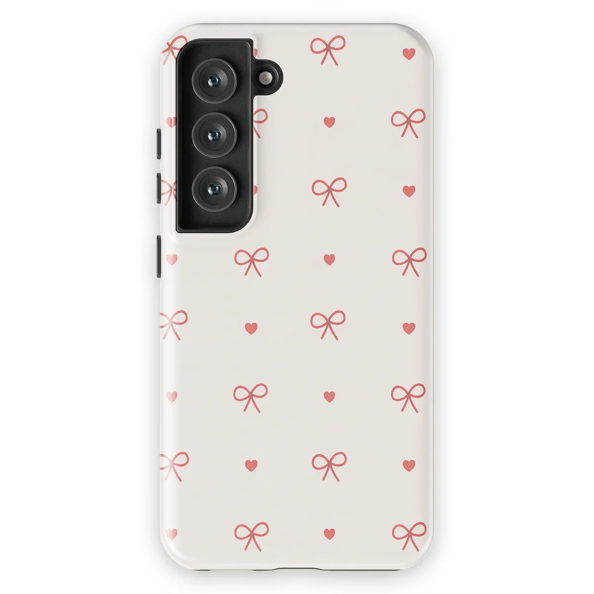 Little Love - Sweet Bows - White/Red/Multicolor case for Galaxy S23 - Image 1