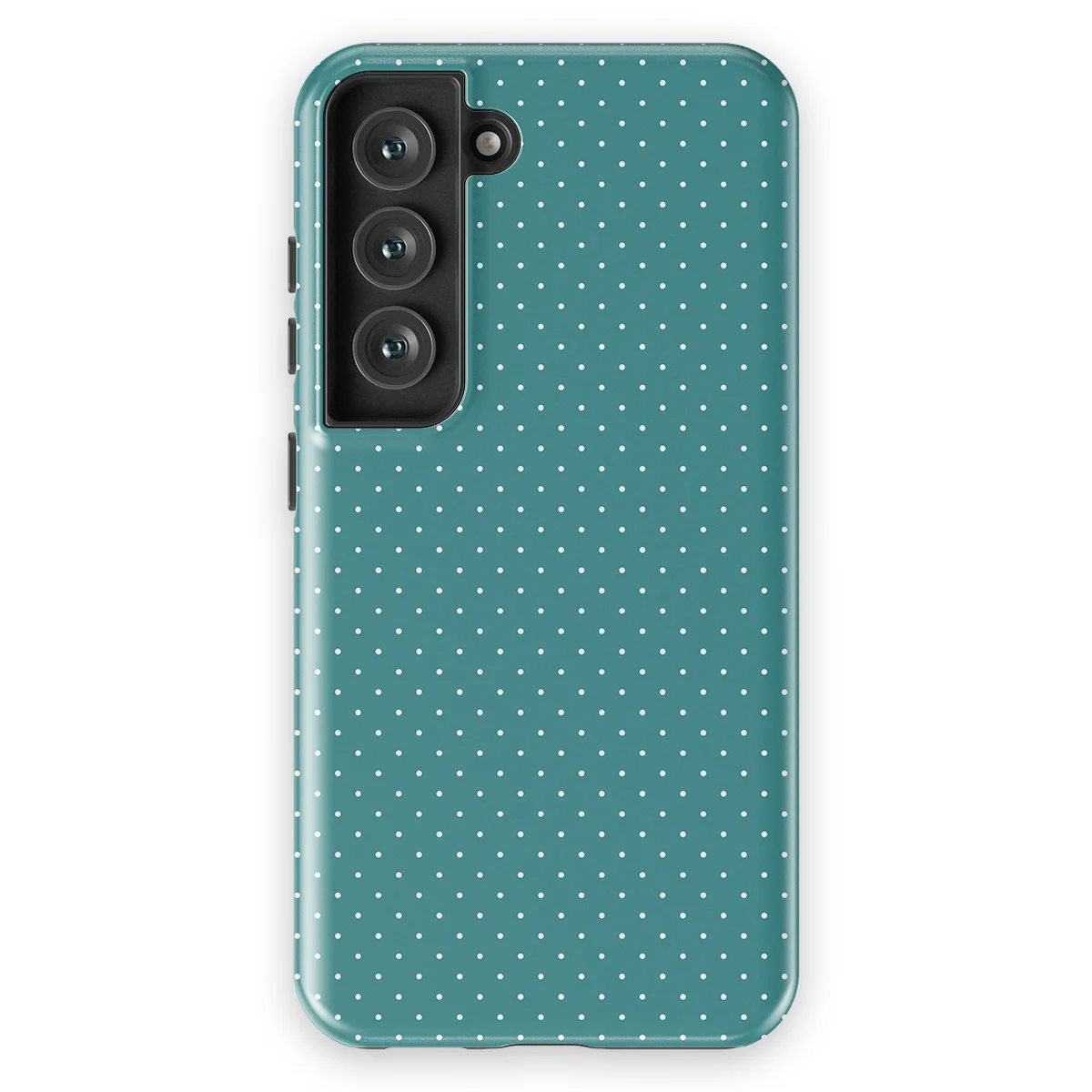 Micro Polka - Deep Teal - Turqoise case for Galaxy S23 - Image 1