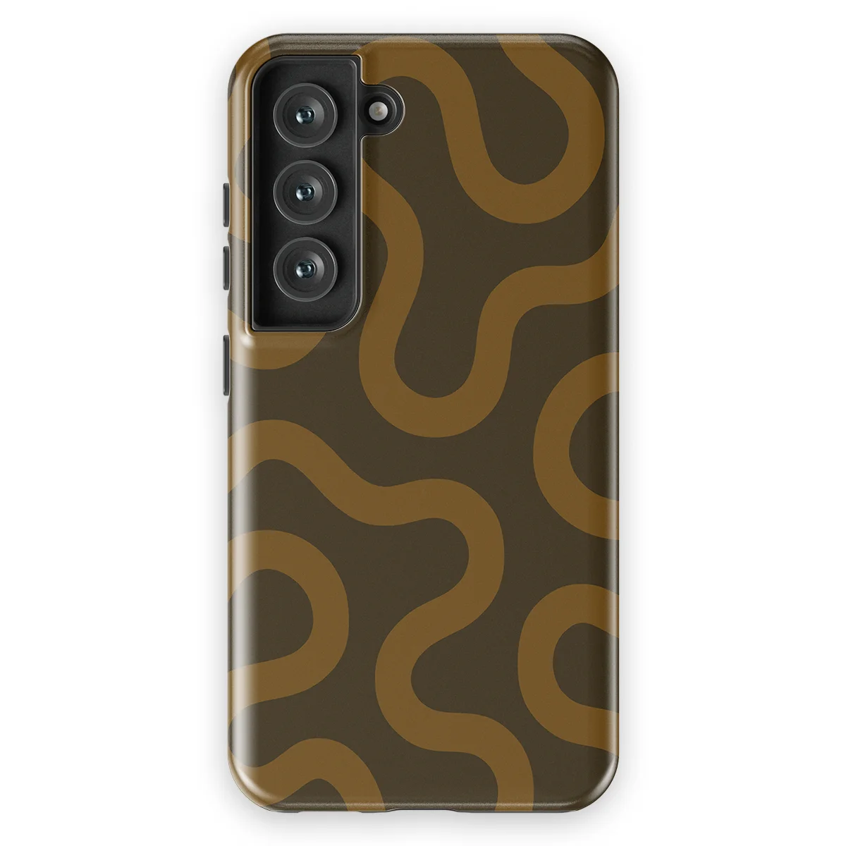 Motion Flow - Fluid Roots - Brown/Orange case for Galaxy S23 - Image 1