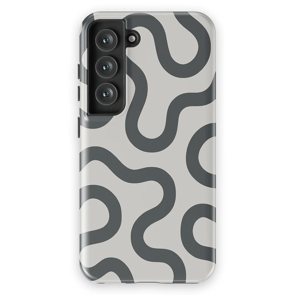 Motion Flow - Graphite Glide - White/Grey case for Galaxy S23 - Image 1