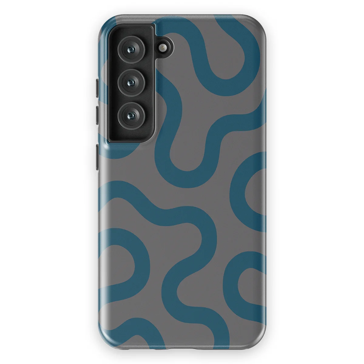 Motion Flow - Shadow Waves - Grey/Blue case for Galaxy S23 - Image 1