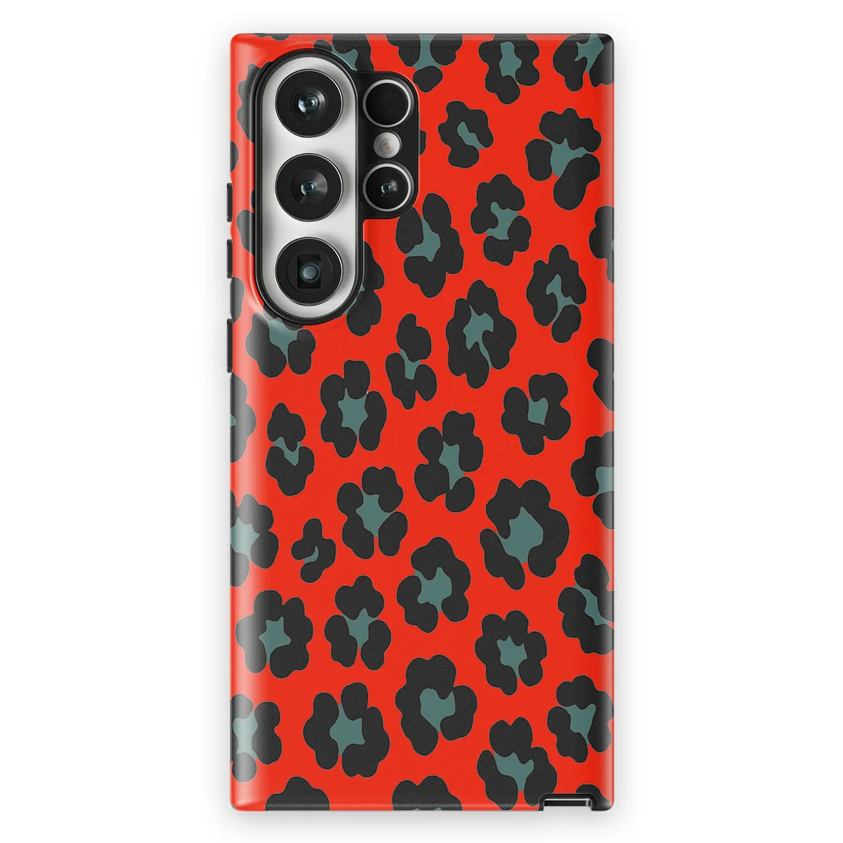 Animals - Jungle Blaze - Red/Blue case for Galaxy S23 Ultra - Image 1
