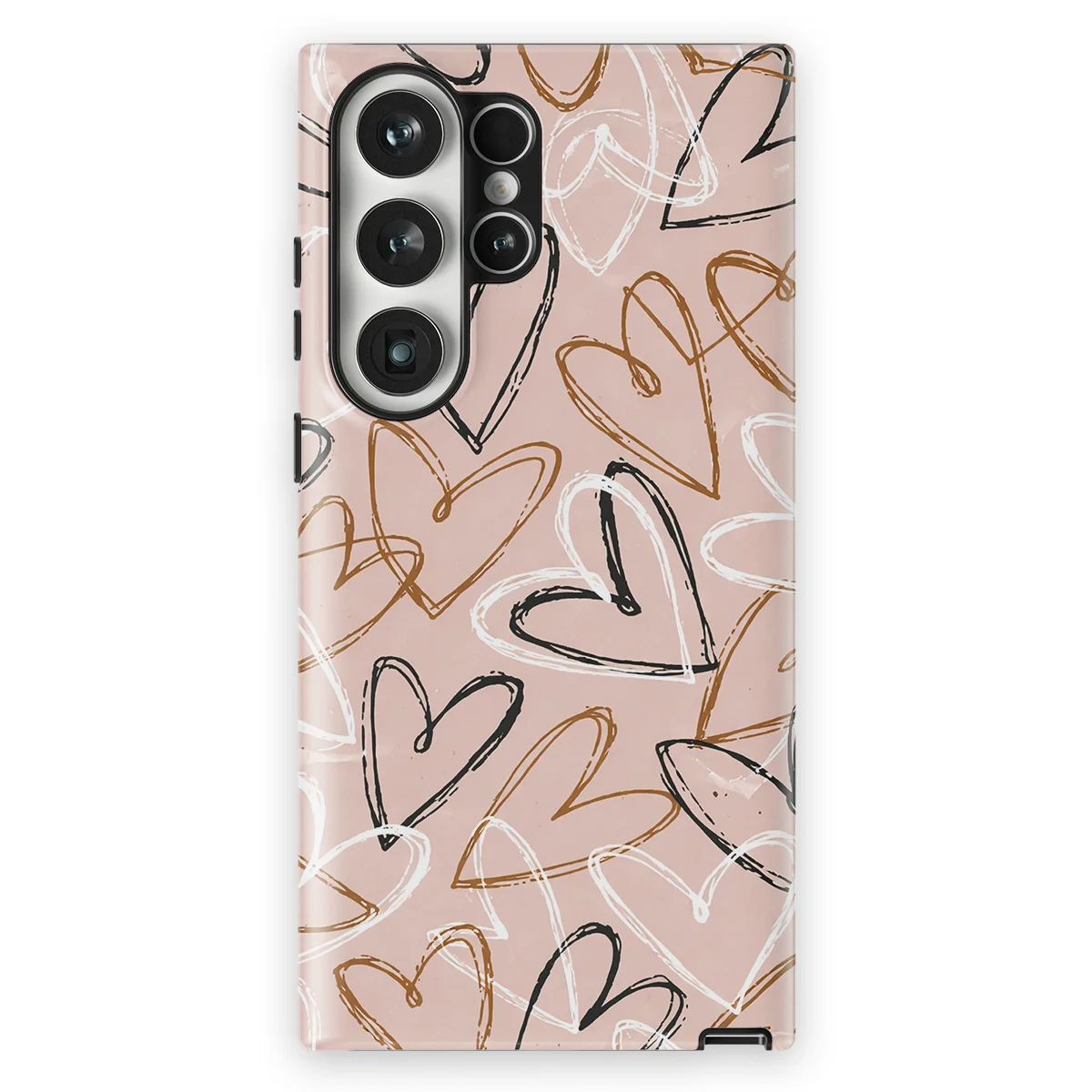 Little Love - Artful Hearts - Pink/Multicolor case for Galaxy S23 Ultra - Image 1