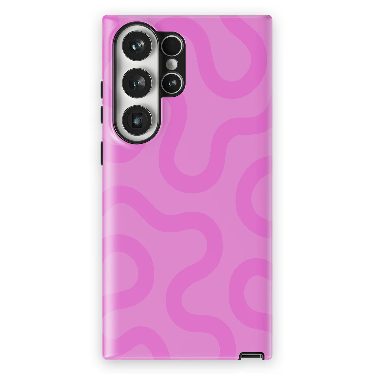 Motion Flow - Bubble Waves - Pink case for Galaxy S23 Ultra - Image 1
