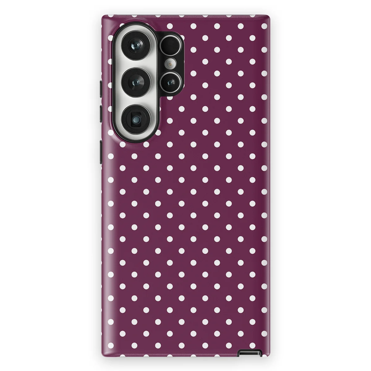 Polka Dots - Purple Pop - Purple/White case for Galaxy S23 Ultra - Image 1