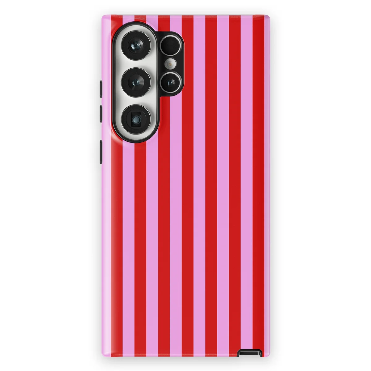 Stripes - Candy Stripes - Red/Pink/Multicolor case for Galaxy S23 Ultra - Image 1