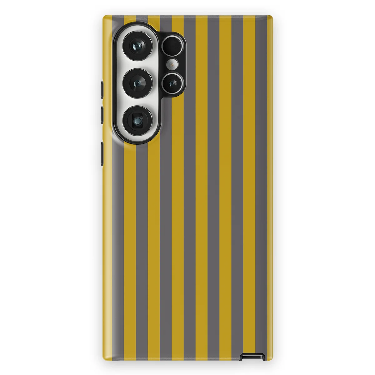 Stripes - Gravel Lane - Yellow/Grey/Multicolor case for Galaxy S23 Ultra - Image 1