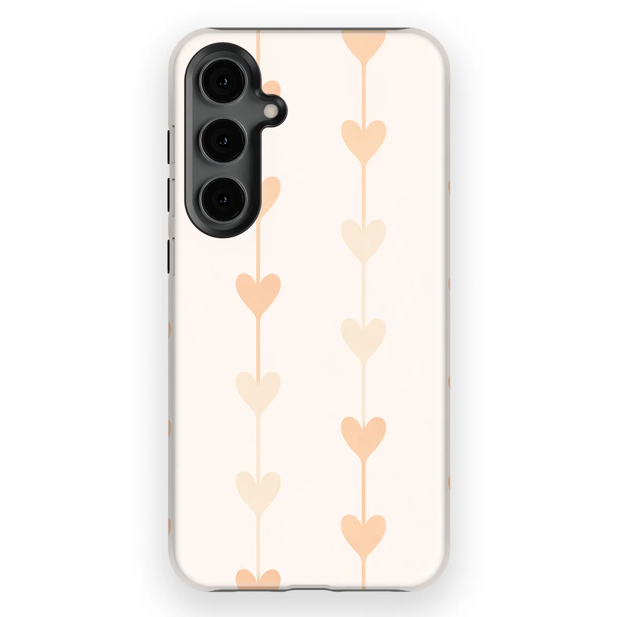 Little Love - Vertical Hearts - Pink/Multicolor case for Galaxy S24 Plus - Image 1