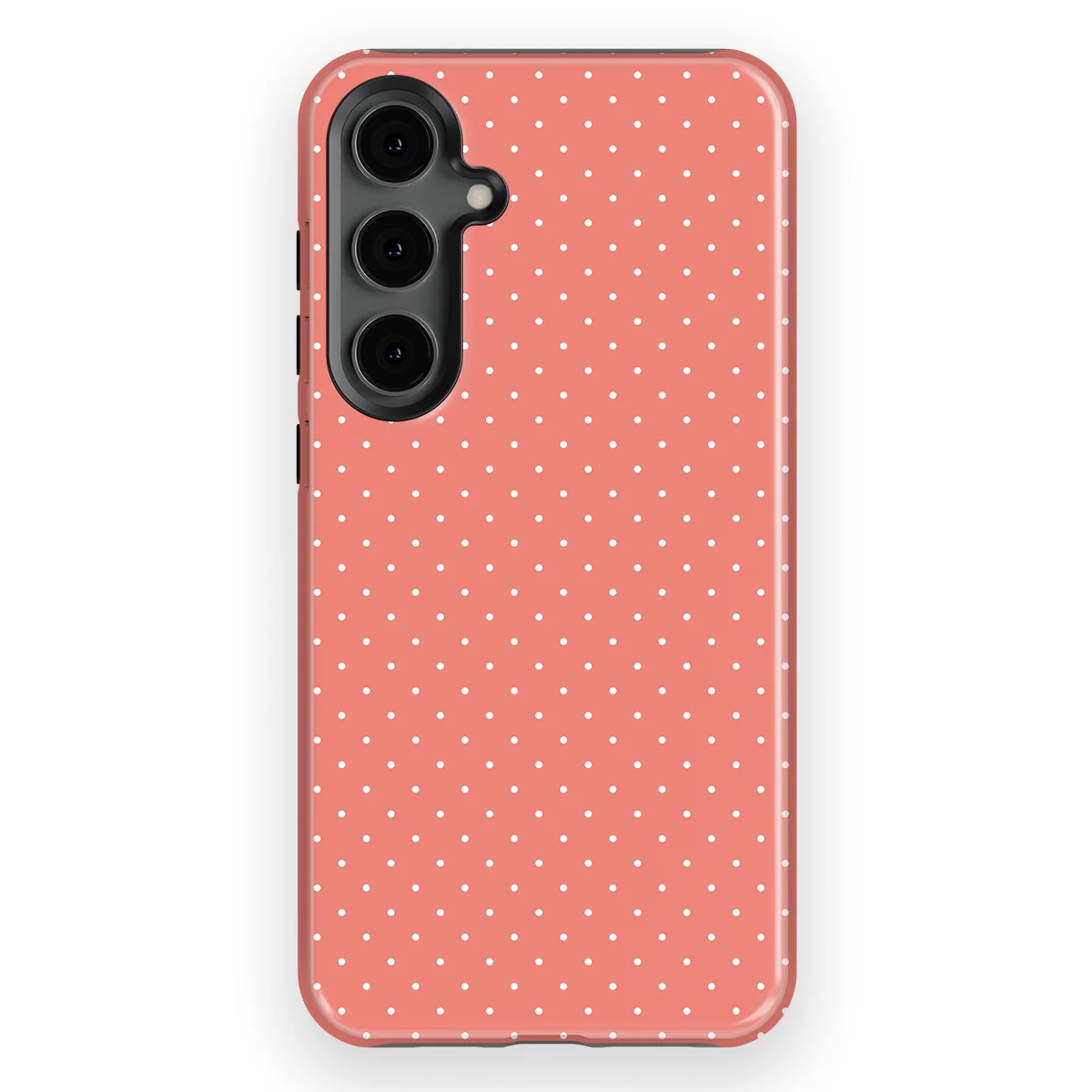Micro Polka - Soft Coral - Pink case for Galaxy S24 Plus - Image 1