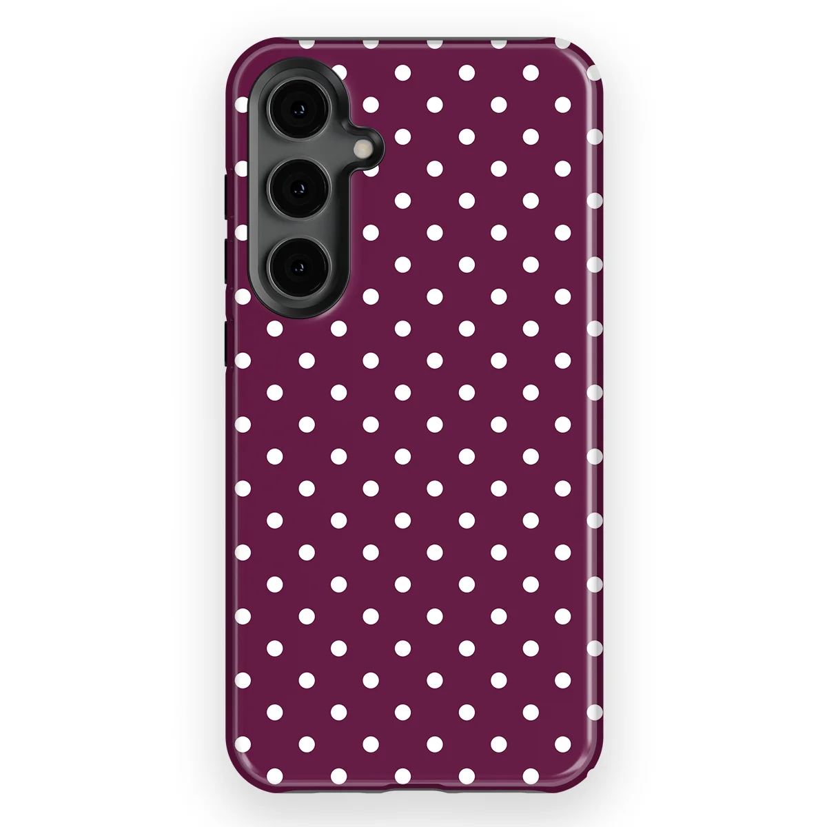 Polka Dots - Purple Pop - Purple/White case for Galaxy S24 Plus - Image 1