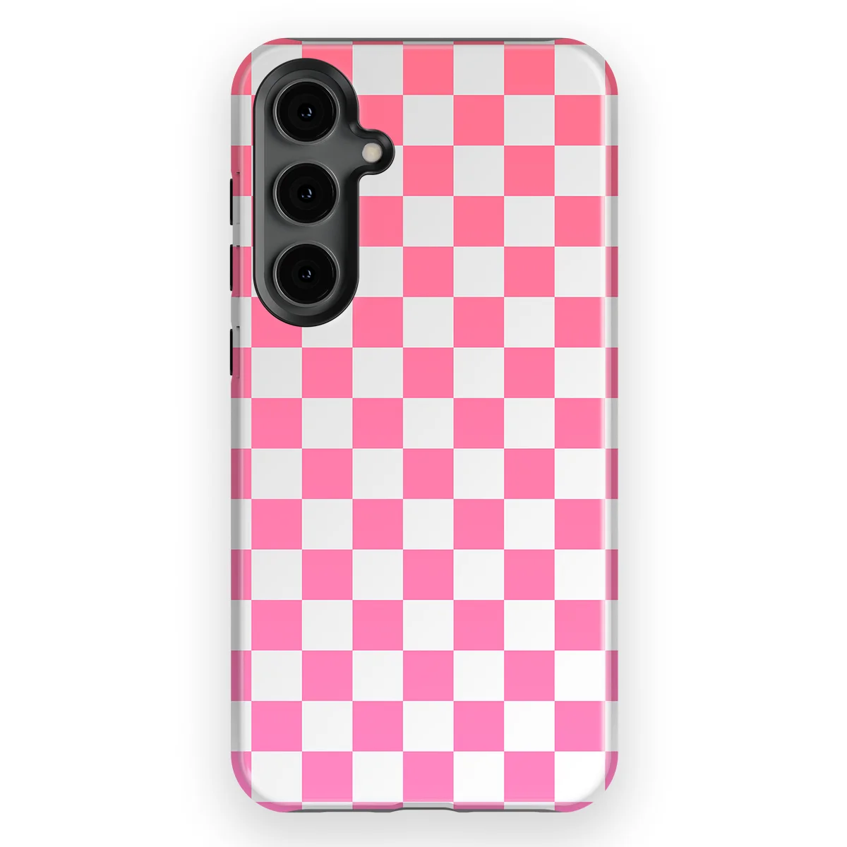 Tiny Squares - Pink Pop Grid - Pink/White/Multicolor case for Galaxy S24 Plus - Image 1