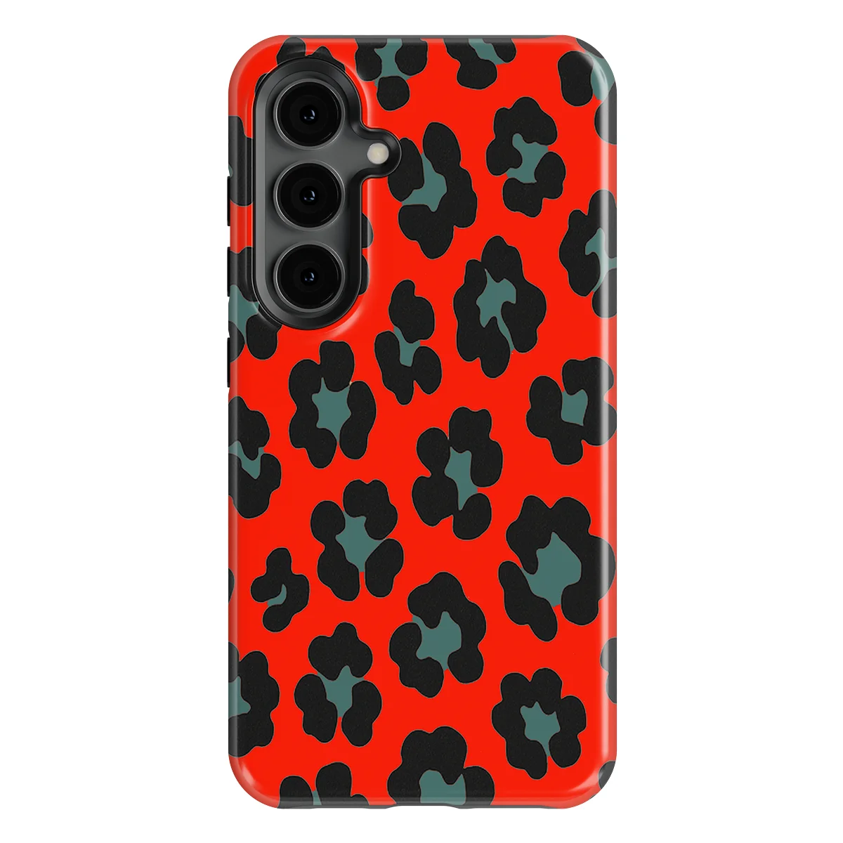 Animals - Jungle Blaze - Red/Blue case for Galaxy S24 - Image 1