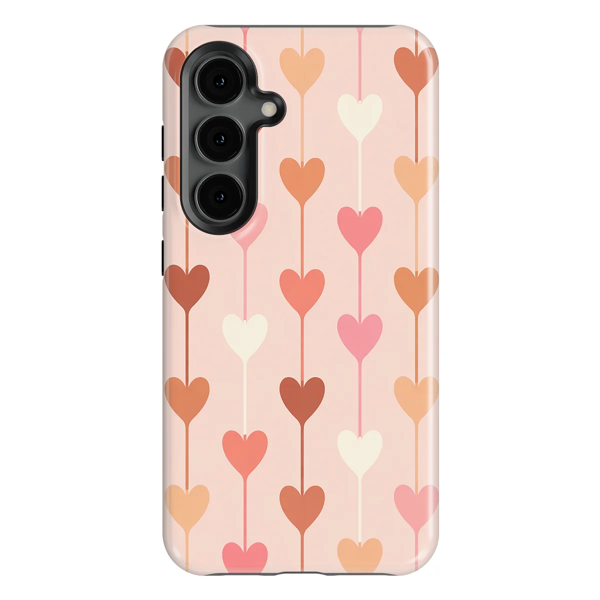 Little Love - Falling Hearts - Pink case for Galaxy S24 - Image 1