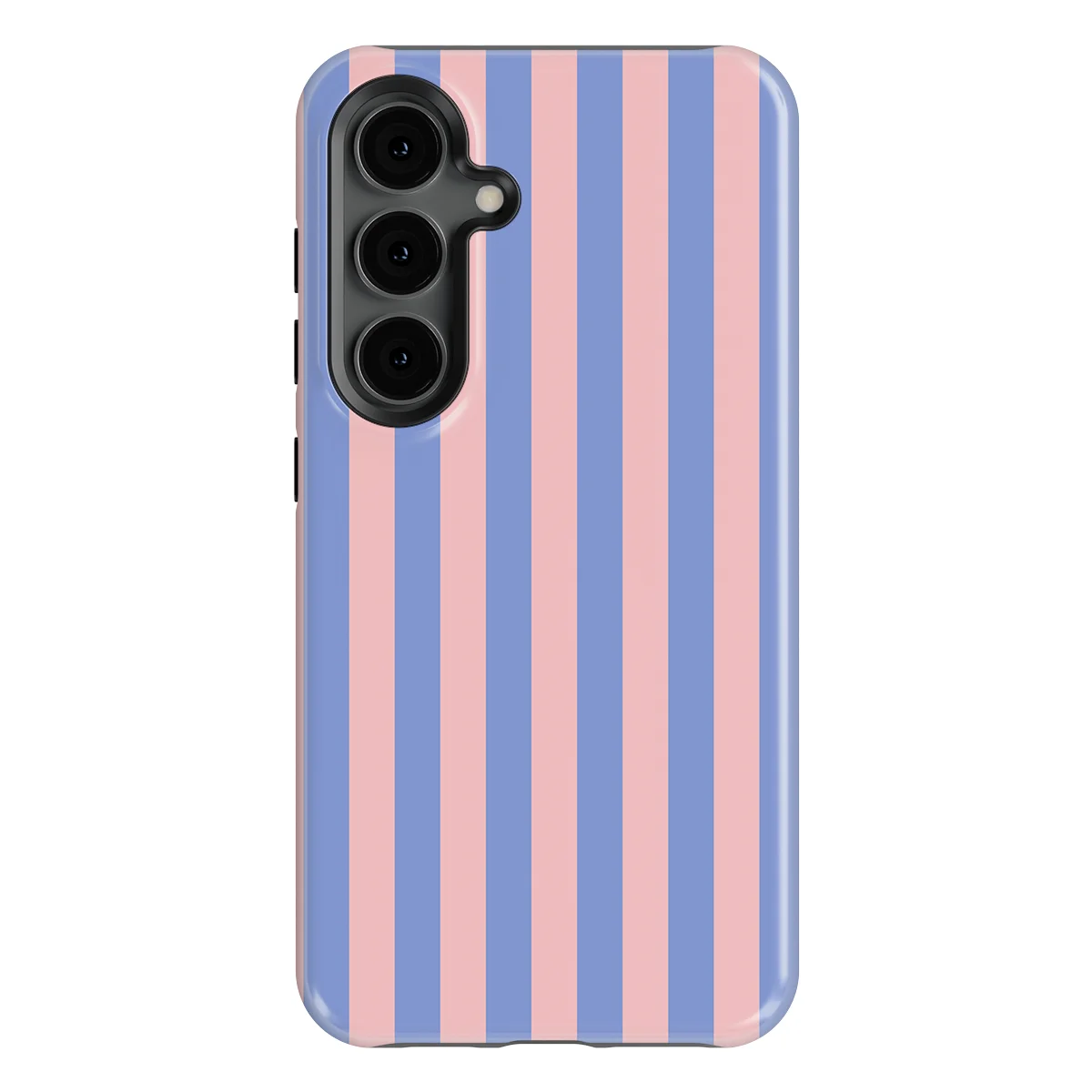 Stripes - Milkshake - Blue/Pink/Multicolor case for Galaxy S24 - Image 1