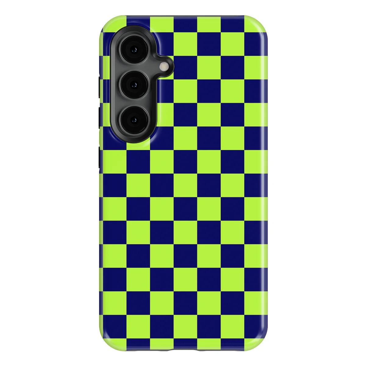 Tiny Squares - Acid Grid - Green/Blue/Multicolor case for Galaxy S24 - Image 1