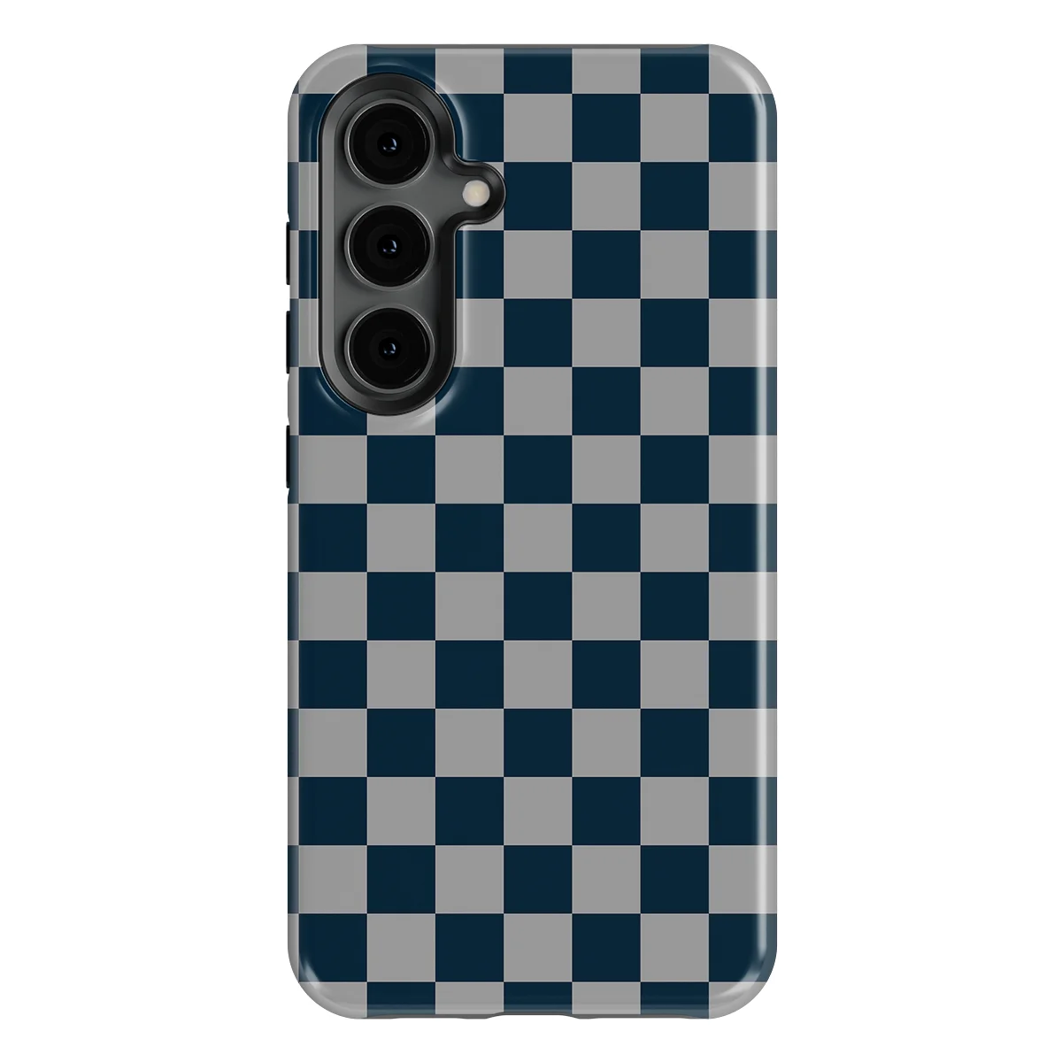 Tiny Squares - Urban Grid - Blue/Grey/Multicolor case for Galaxy S24 - Image 1