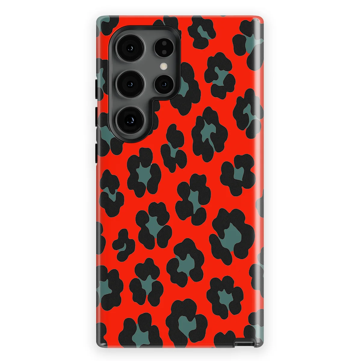 Animals - Jungle Blaze - Red/Blue for Galaxy S24 Ultra