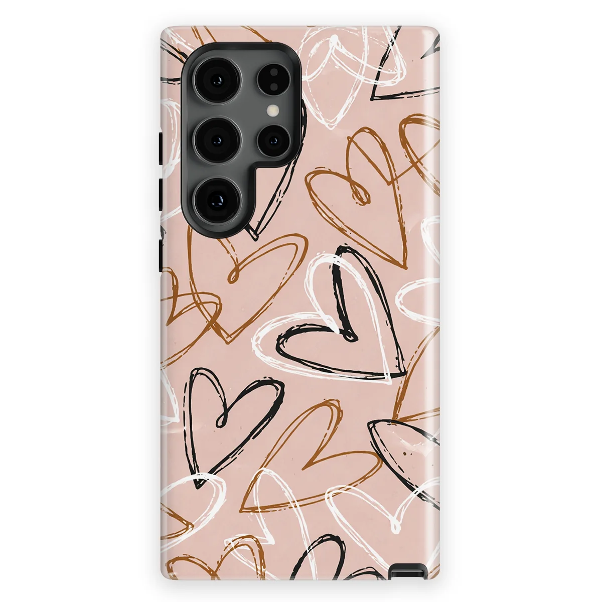 Little Love - Artful Hearts - Pink/Multicolor case for Galaxy S24 Ultra - Image 1