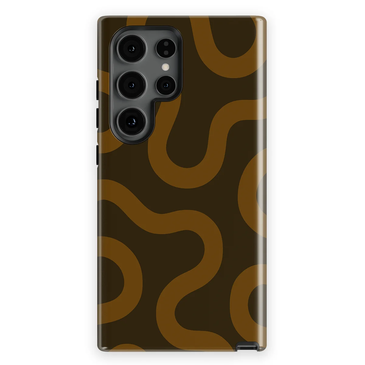 Motion Flow - Fluid Roots - Brown/Orange case for Galaxy S24 Ultra - Image 1